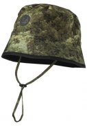 Forest print of zwarte Motion Bucket Rain Hat Urban Outdoor van Agu 1