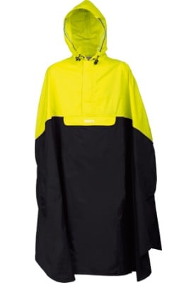 Neon geel / Charcoal fiets poncho Trento van Pro-X Elements