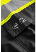 Geel / donkerblauwe Hi-Vis  regenjas van Lyngsøe Rainwear  3