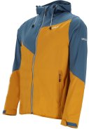 Geel en blauwe 4-way stretch heren regenjas Liam van Pro-X Elements 5