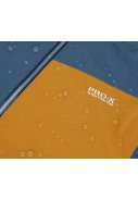 Geel en blauwe 4-way stretch heren regenjas Liam van Pro-X Elements 6