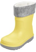 Geel gevoerde kinder regenlaarzen van Playshoes 1