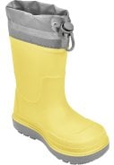 Geel gevoerde kinder regenlaarzen van Playshoes