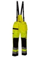 Geel/zwarte Hi-Vis Regenbroek van Lyngsøe Rainwear 