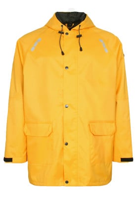 Gele ademende regenjas van Lyngsøe Rainwear