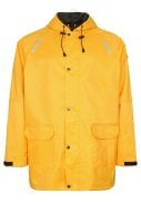 Gele ademende regenjas van Lyngsøe Rainwear