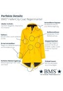 Gele dames regenjas / parka HafenCity® van BMS 5