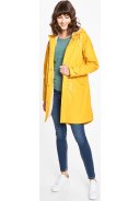 Gele Friese Tidaholm parka met off white teddy voering van Derbe 2