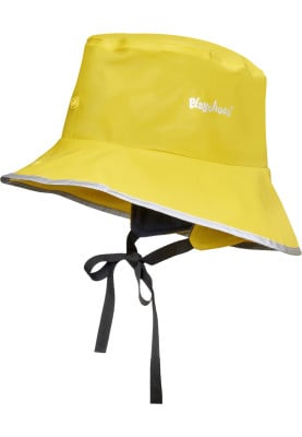 Gele kinder regenhoed fleece gevoerd van Playshoes