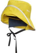 Gele kinder regenhoed fleece gevoerd van Playshoes 2