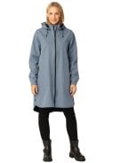 Grey Blue softshell A-lijn regenjas van Ilse Jacobsen 7