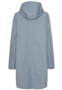 Grey Blue softshell A-lijn regenjas van Ilse Jacobsen 8