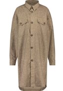 Grijs melange oversized Rain Shirt Urban Outdoor van Agu