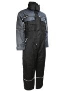 Grijs / zwarte winteroverall in sterke kwaliteit van Lyngsøe Rainwear