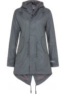 Grijze dames regenjas / parka HafenCity® van BMS 1