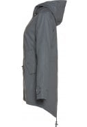 Grijze dames regenjas / parka HafenCity® van BMS 3