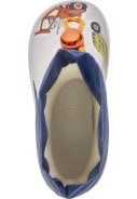 Grijze regenlaars Tractor van Playshoes 3