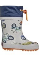 Grijze regenlaars Tractor van Playshoes 6