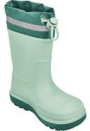 Groen gevoerde kinder regenlaarzen van Playshoes