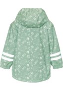 Groen Forest Animals regenjas met fleece van Playshoes 3