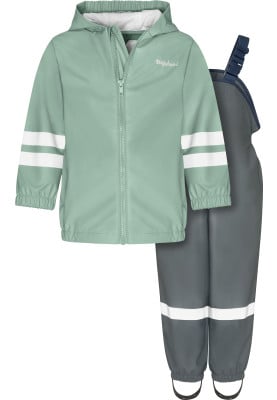 Groen regenpak Basic van Playshoes 