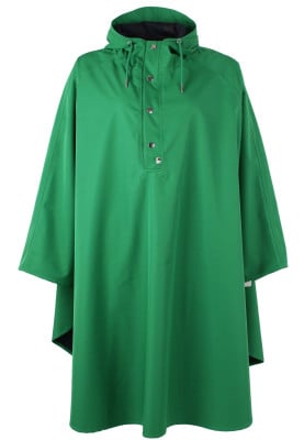 Groene regenponcho Danerain poncho van Danefae