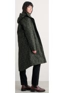 Groen/ Zwarte dames regenjas Janelle Coat van Seasalt 3