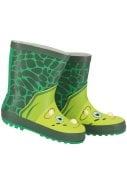Grüne 3D Dino-Design-Regenstiefel von XQ Footwear 2