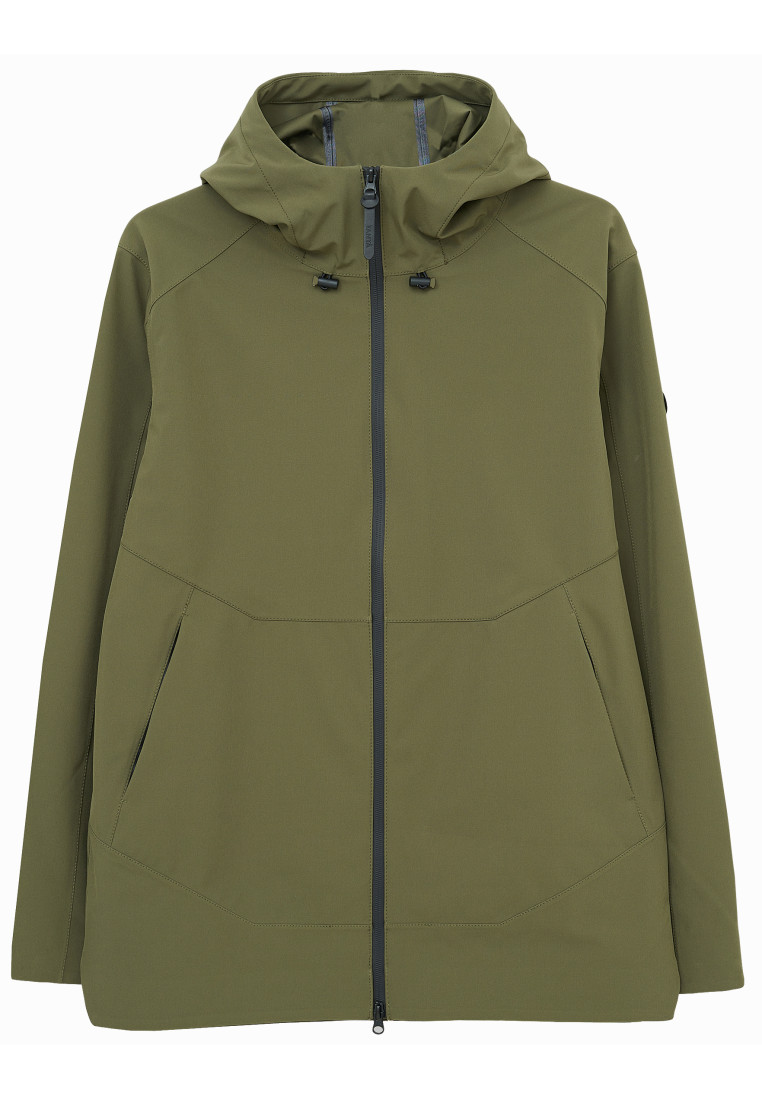 Groene Avocado stretch Softshell heren regenjas Motregn van Tanta