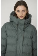 Groene (Balsam Green) puffer lange regenjas Glaze van Tantä 6