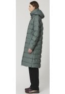 Groene (Balsam Green) puffer lange regenjas Glaze van Tantä 9