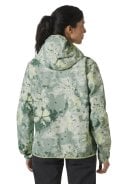 Groene dames regenjas Core Graphic van Helly Hansen 4
