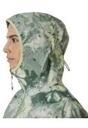  Groene dames regenjas Core Graphic van Helly Hansen 5