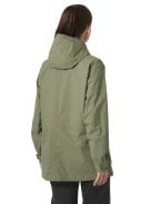Groene dames regenjas Escape Utility Raincoat van Helly Hansen 3
