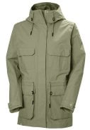 Groene dames regenjas Escape Utility Raincoat van Helly Hansen 1