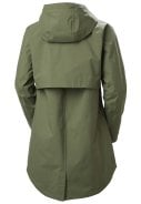 Groene  dames regenjas Valentia van Helly Hansen  2