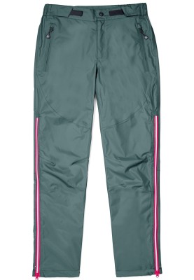 Groene duurzame regenbroek van Dripp Rainwear