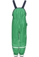 Groene fleece gevoerde regenbroek / tuinbroek van Playshoes 3