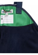 Groene fleece gevoerde regenbroek / tuinbroek van Playshoes 2