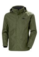 Groene heren regenjas Dubliner van Helly Hansen