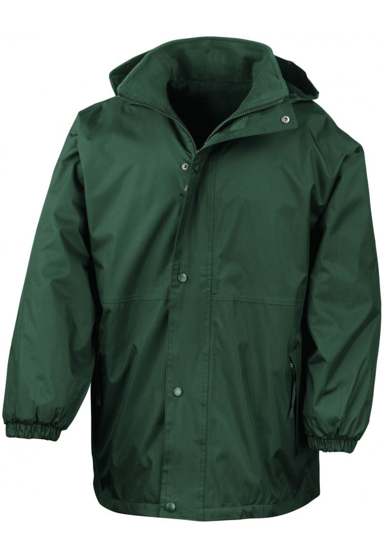 Plasticiteit cruise Bloody Groene heren regenjas reversible fleece / regenjas van Result