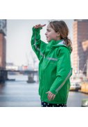 Groene kinder regenjas Buddel van BMS  4