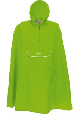 Neon groene kinder regenponcho Pasino van Pro-X Elements