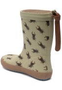 Groene kinderregenlaars Fashion "Brown Beetles" van Bisgaard 3