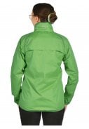 Groene lichtgewicht dames regenjas Packable van Pro-X Elements  4