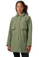 Groene middellange dames regenjas Lilja van Helly Hansen  7