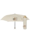 Wit amandel opvouwbare paraplu van Perletti 1
