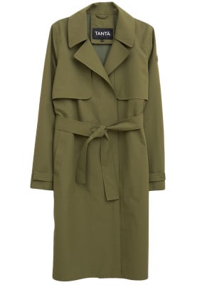Groene regenjas / trenchcoat Tage van Tantä