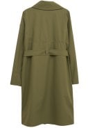 Groene regenjas / trenchcoat Tage van Tantä 2