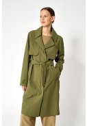 Groene regenjas / trenchcoat Tage van Tantä 4